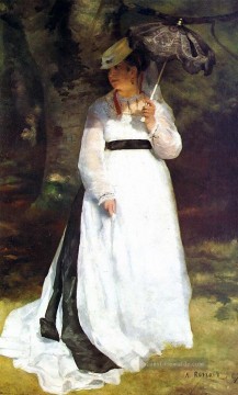  meister - Lise mit einem Regenschirm Meister Pierre Auguste Renoir